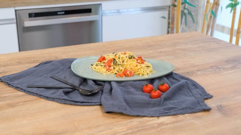 Ispanaklı Makarna Tarifi