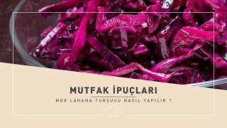 Mor Lahana Turşusu Nasıl Yapılır?