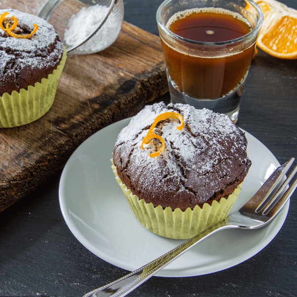 Americano Yanında Portakallı Muffin Tarifi