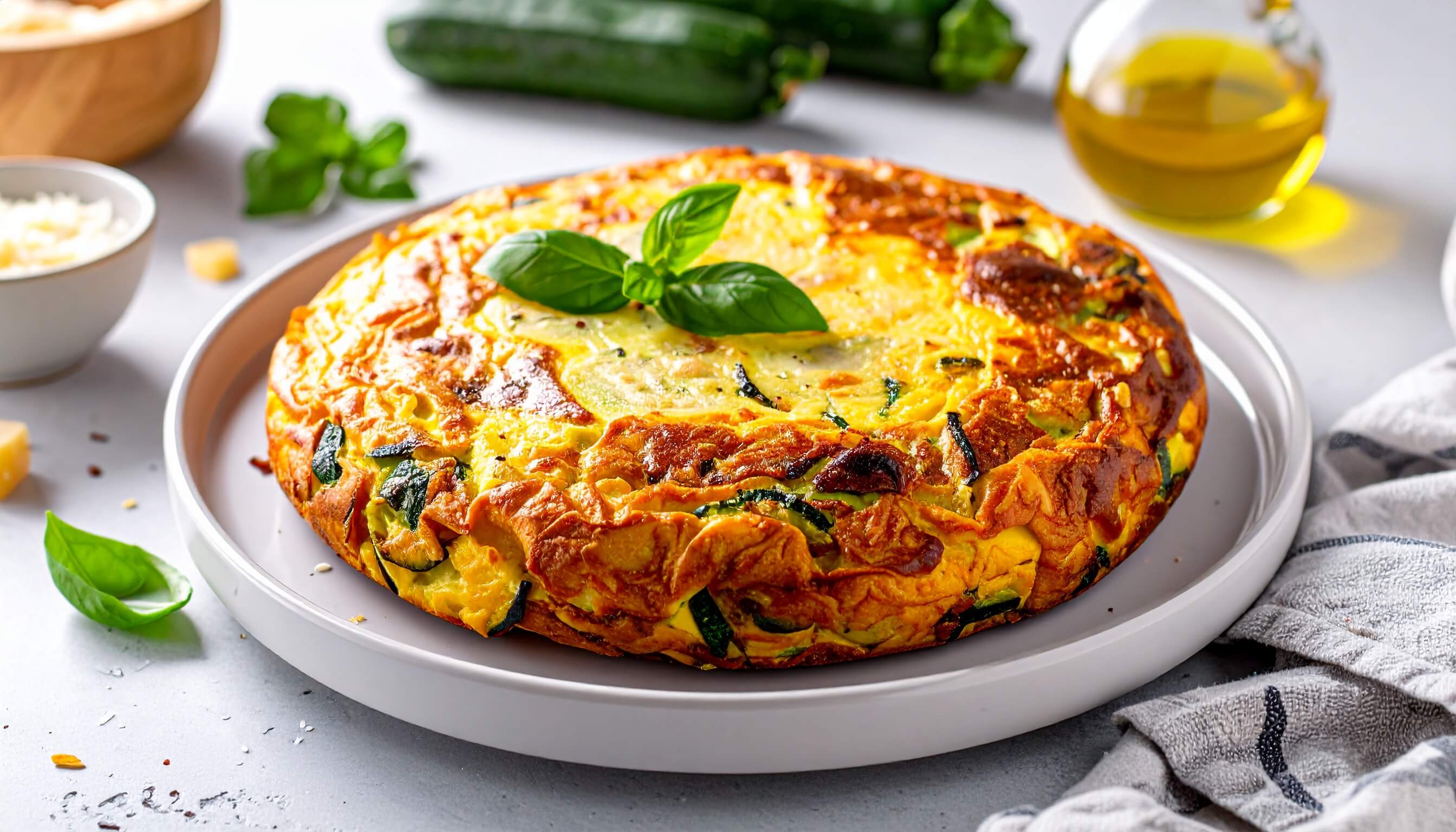 Fırında Kabaklı Frittata