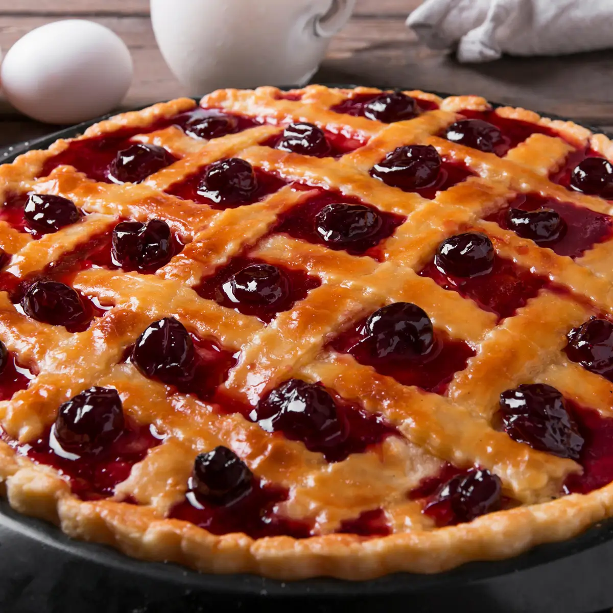 Kirazlı Tart Tarifi