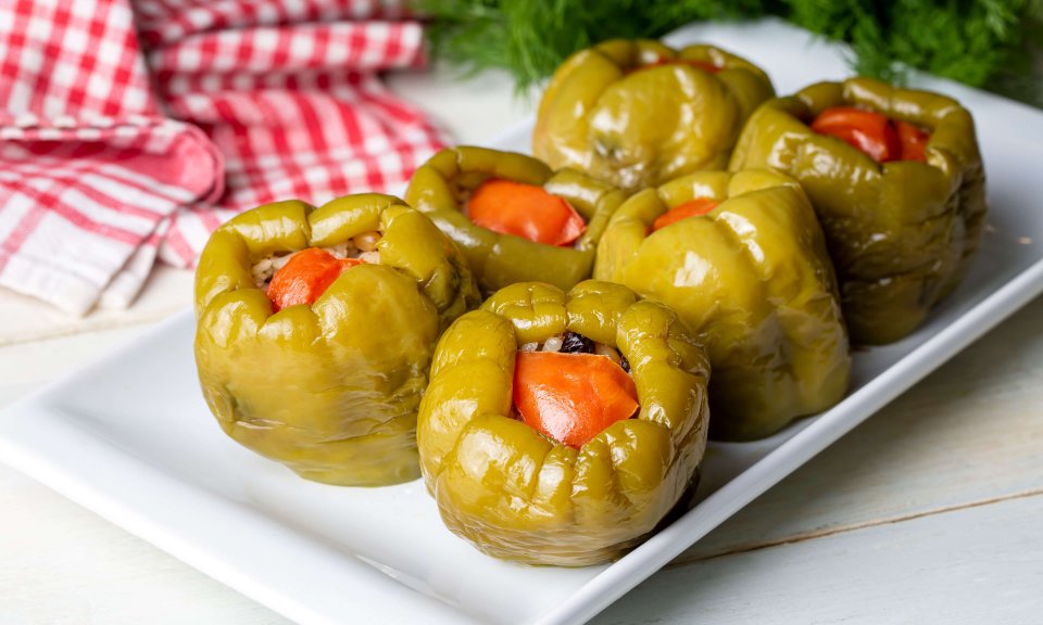 Zeytinyağlı Biber Dolması Tarifi