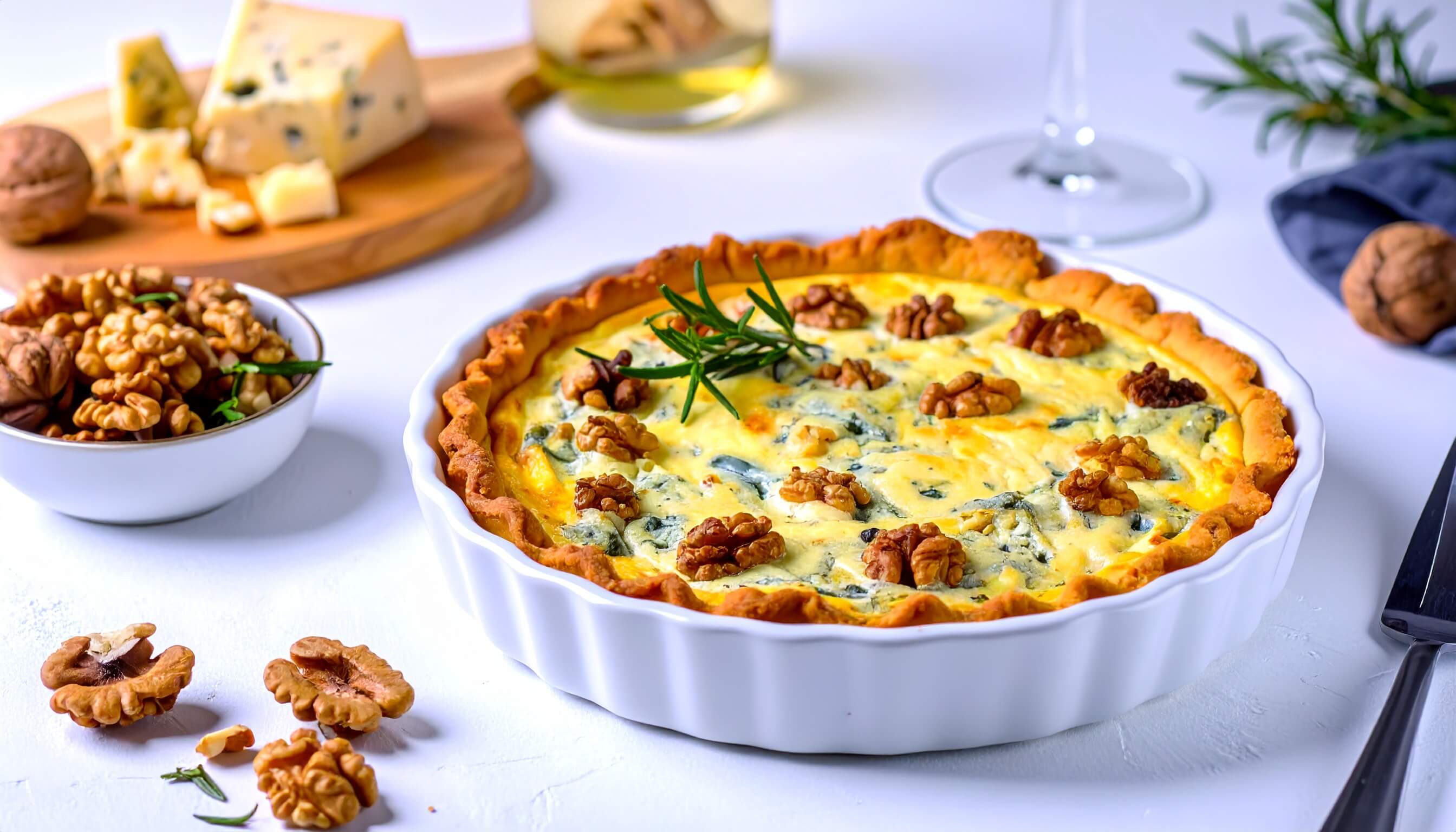 Rokfor ve Cevizli Tart