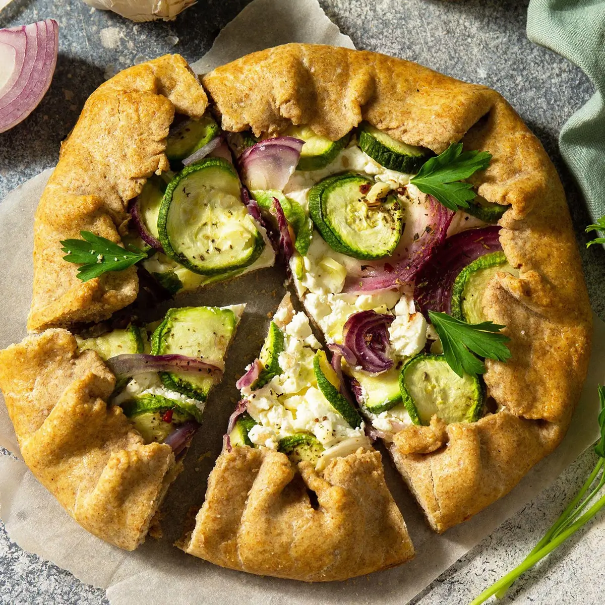 Kabaklı Peynirli Galette Tarifi