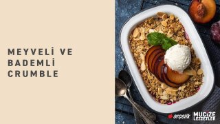 Meyveli ve Bademli Crumble Tarifi