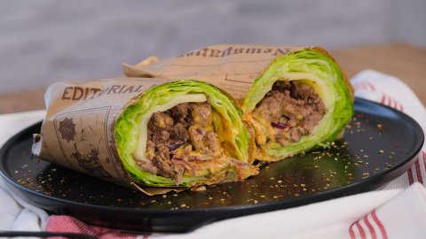 Kaşarlı ve Kıymalı Göbek Dürüm Tarifi