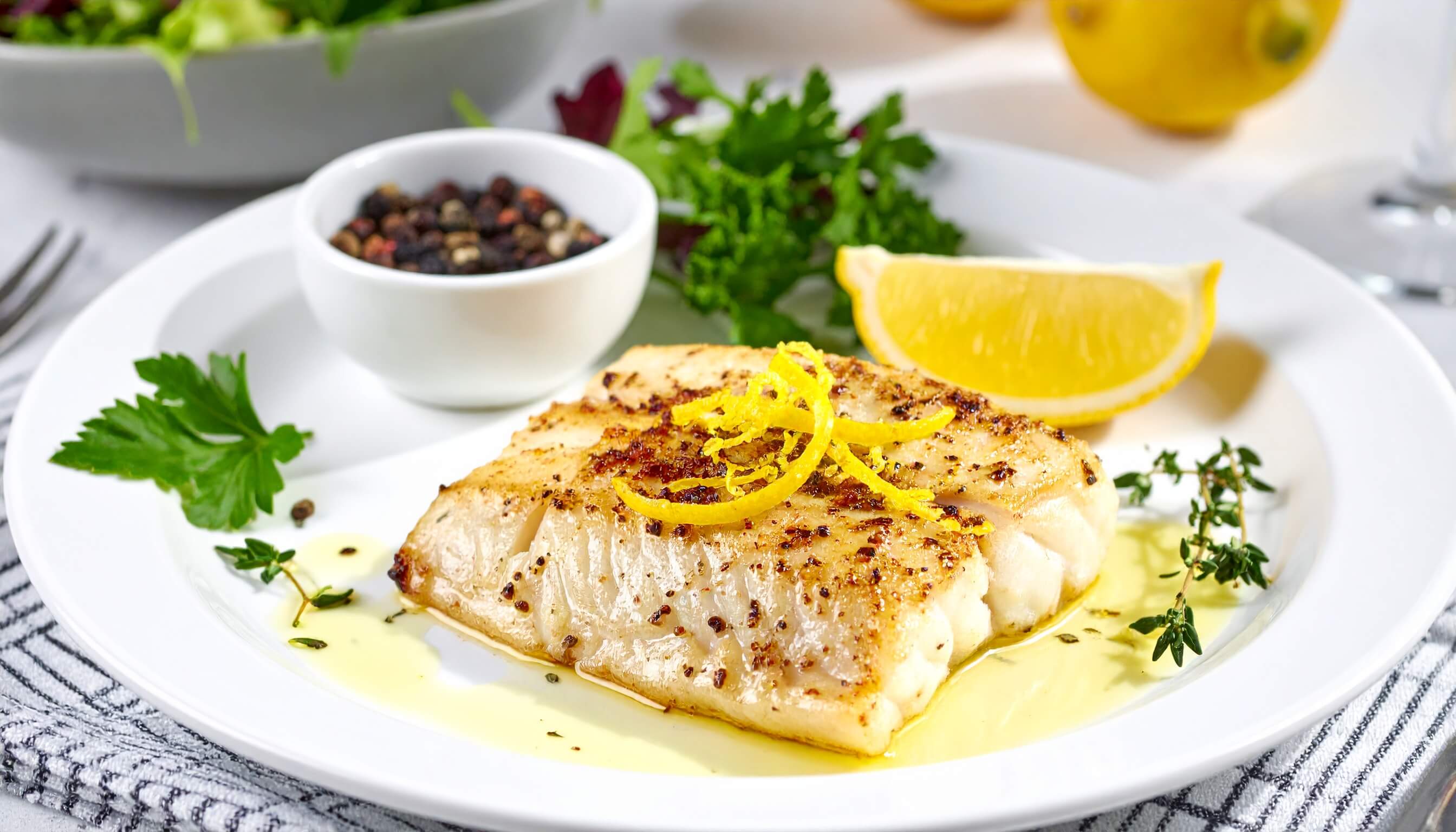 Fırında Limonlu Mezgit
