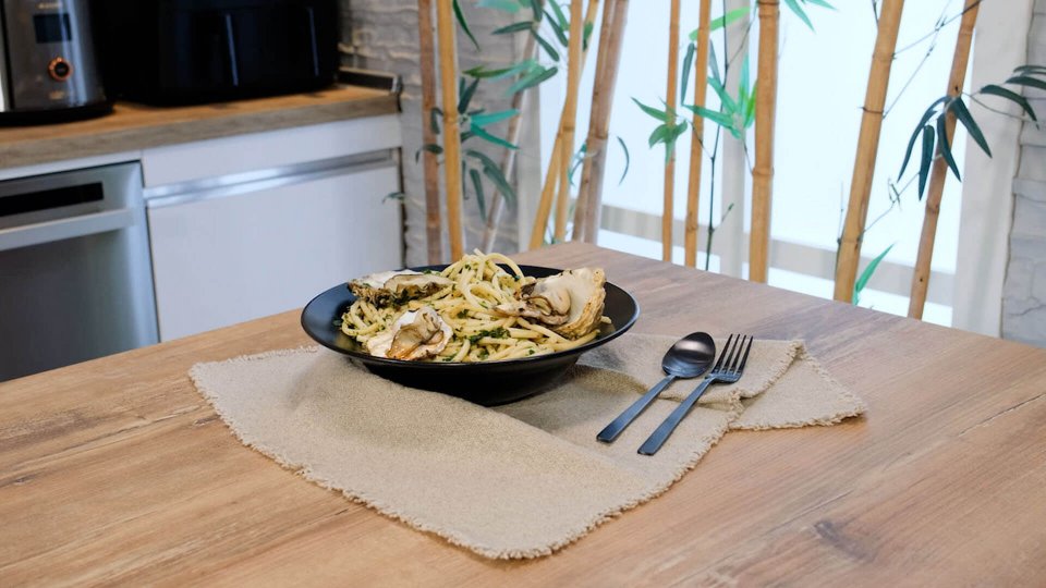 İstiridyeli Makarna Tarifi