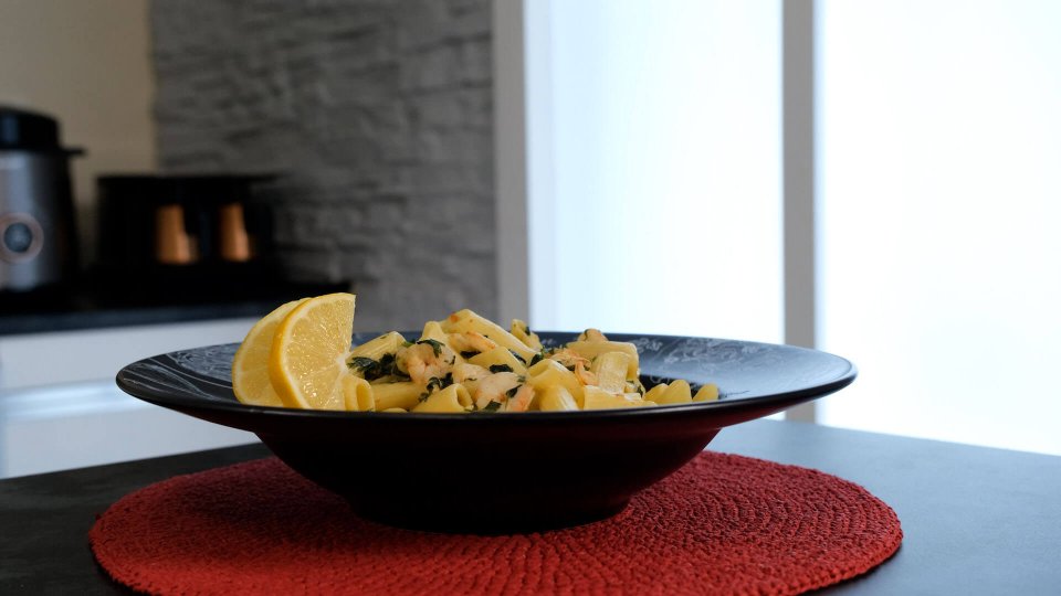 Kişnişli Karidesli Makarna Tarifi