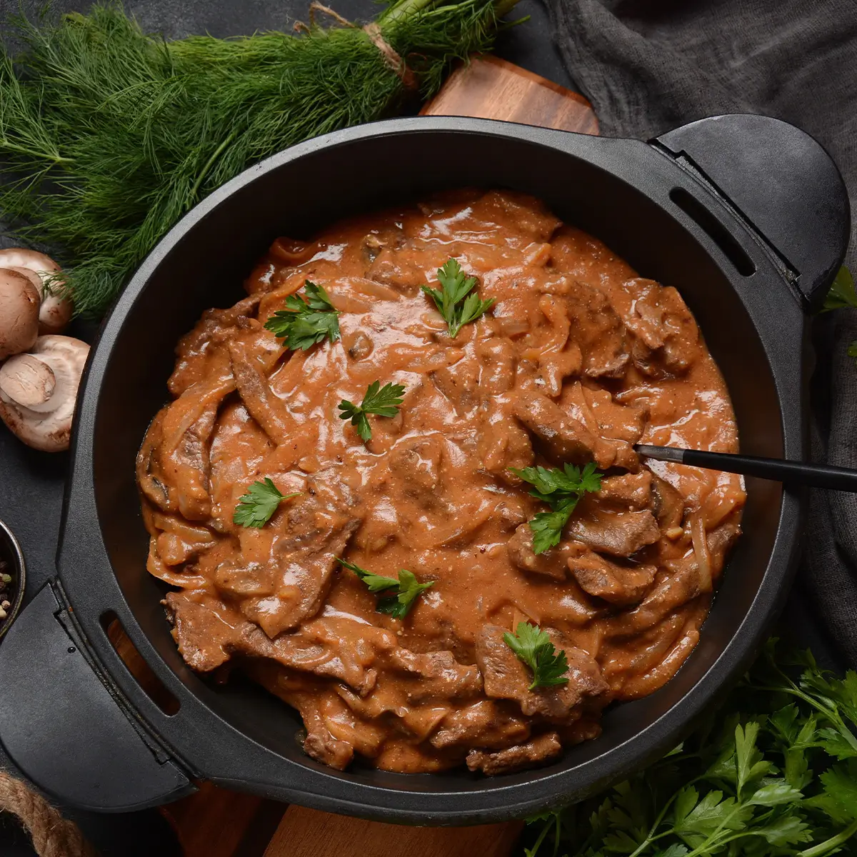 Sığır Stroganoff Tarifi
