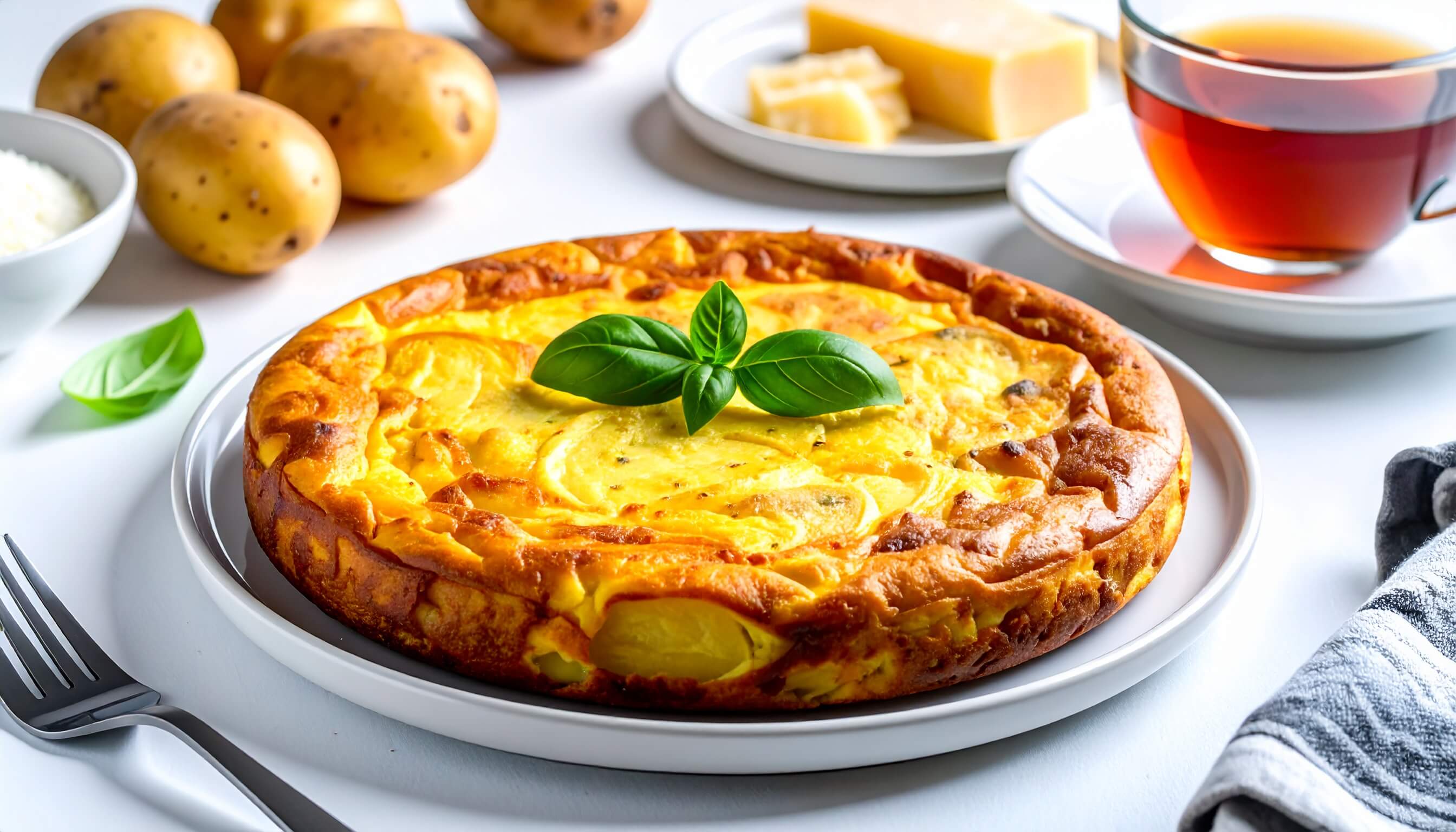 Fırında Patatesli Frittata