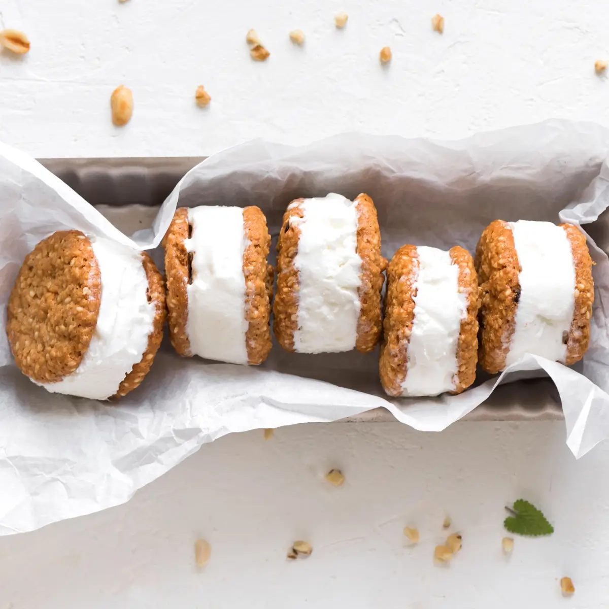 Kurabiyeli Dondurma Sandviç Tarifi