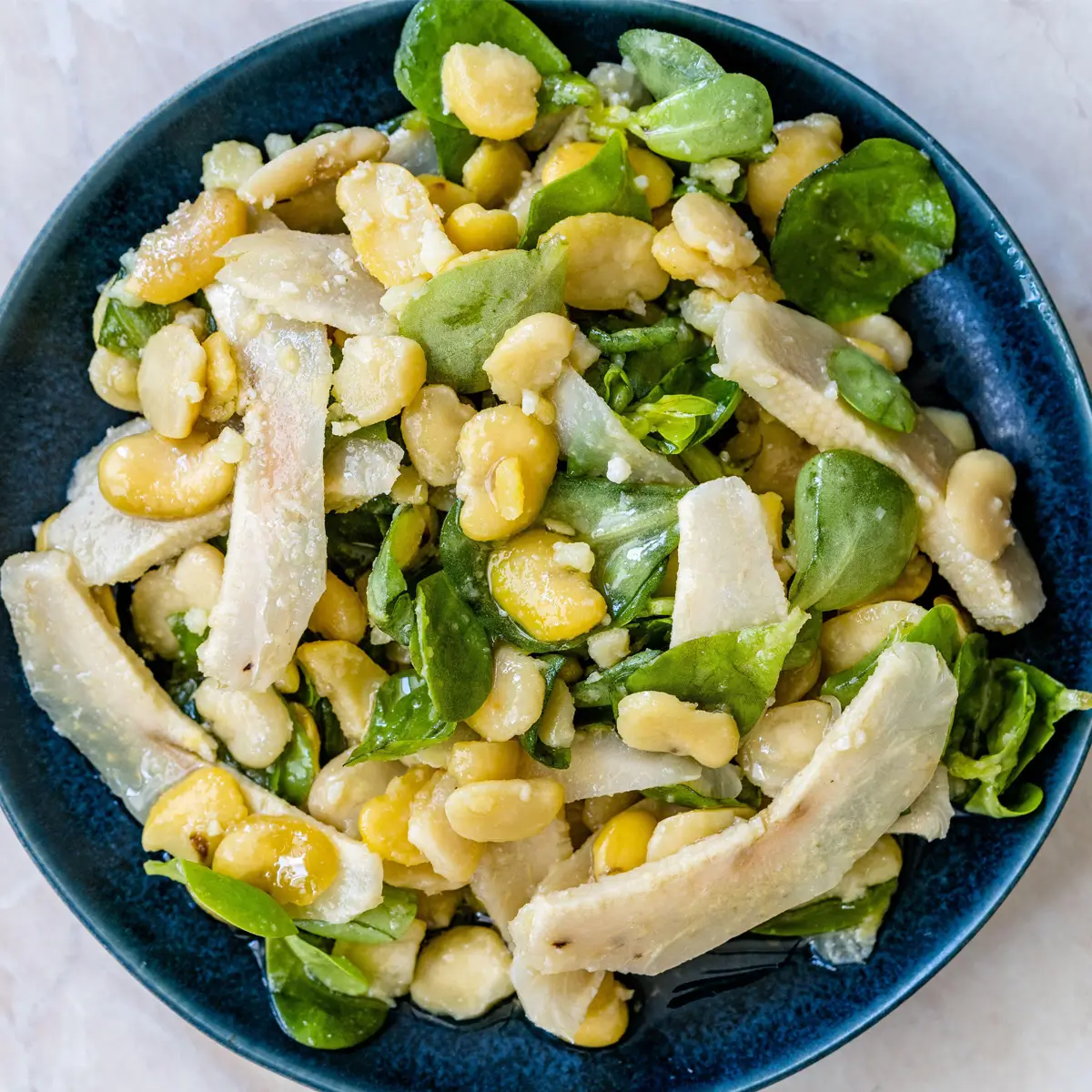 Enginarlı Bakla Salatası