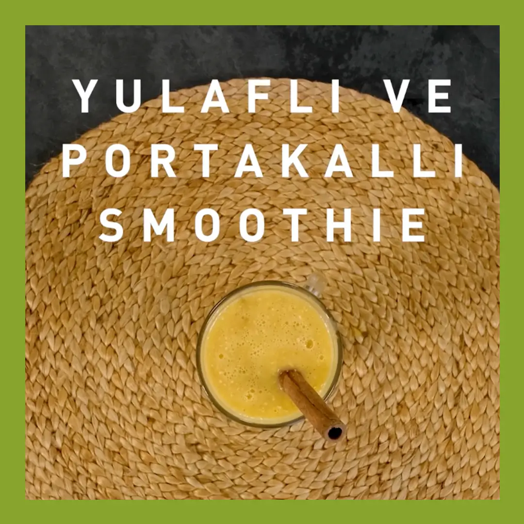 Yulaflı Ve Portakallı Smoothie