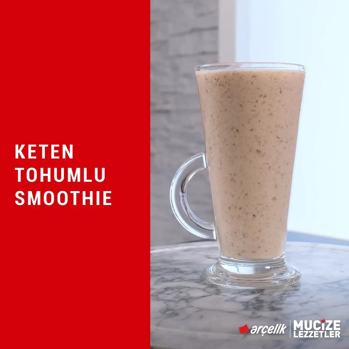 Keten Tohumlu Smoothie Tarifi