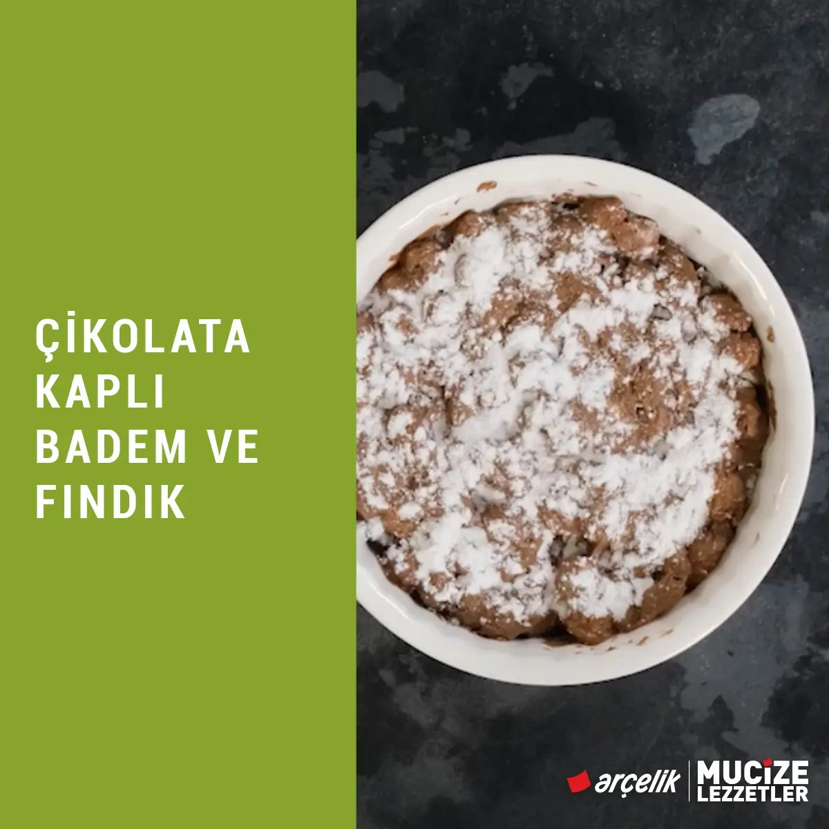 Çikolata Kaplı Badem Fındık Tarifi