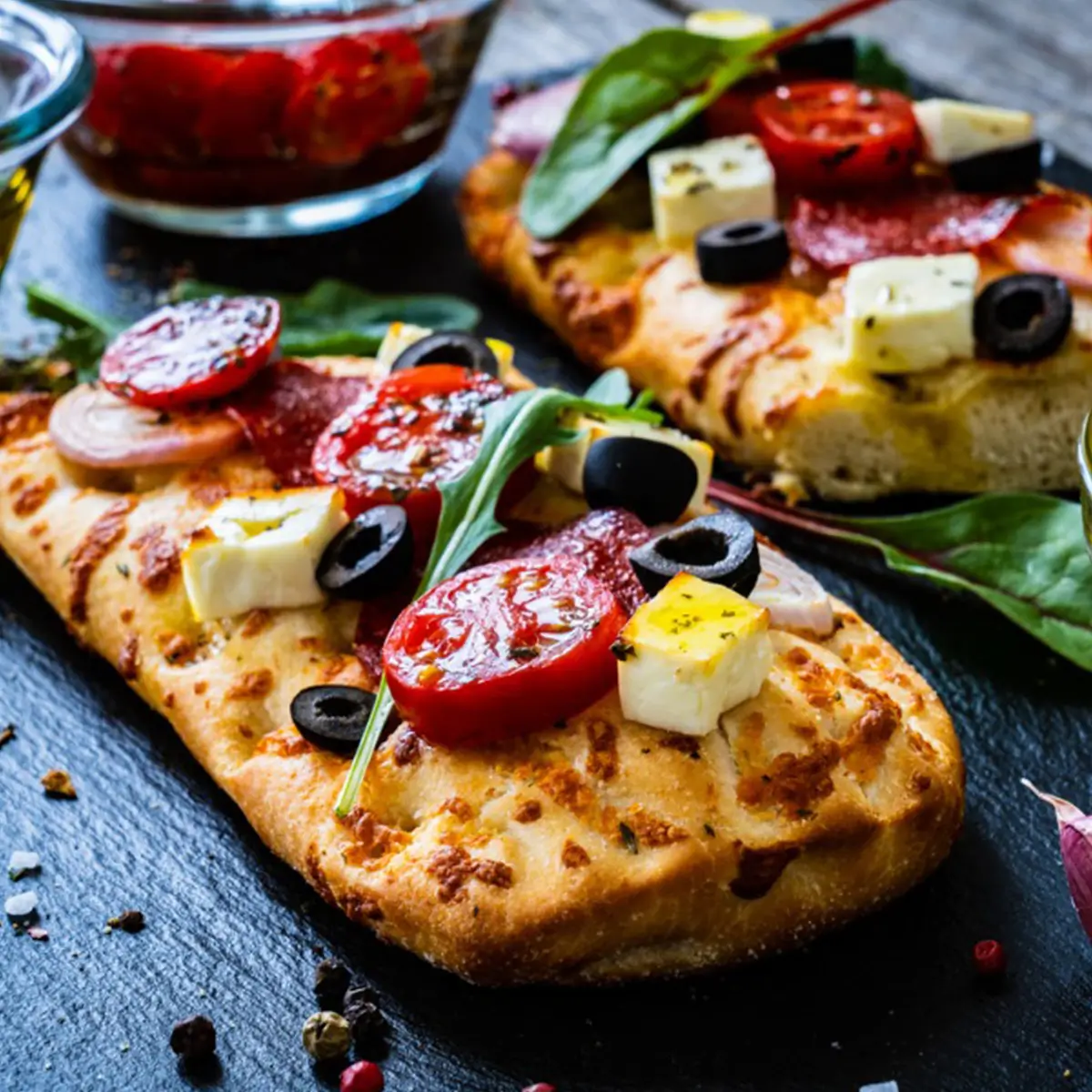 Biberiyeli Focaccia Ekmeği Tarifi