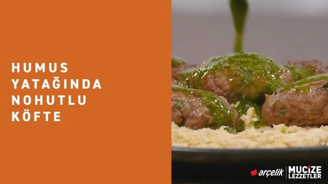 Humus Yatağında Nohutlu Köfte Tarifi