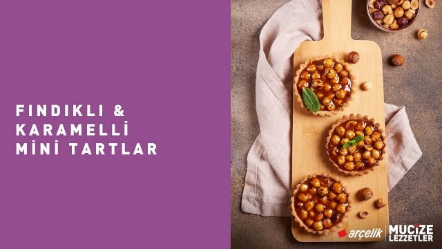 Çikolatalı Karamelli Mini Tartlar