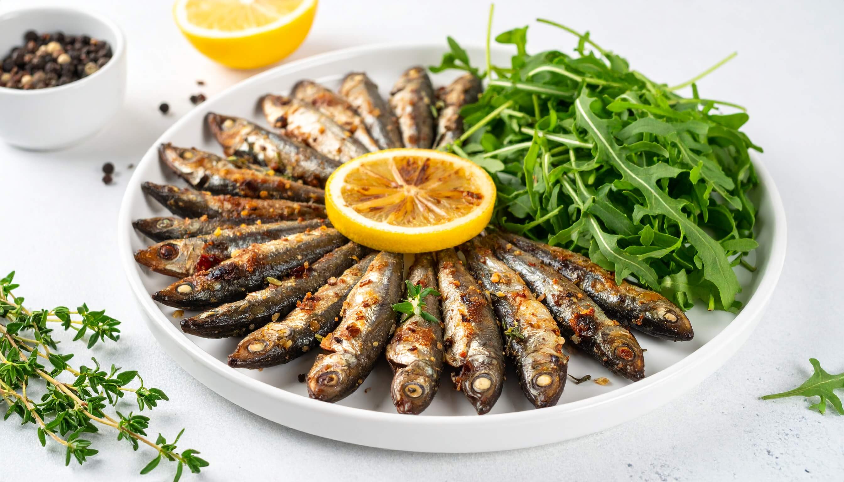 Fırında Baharatlı Hamsi