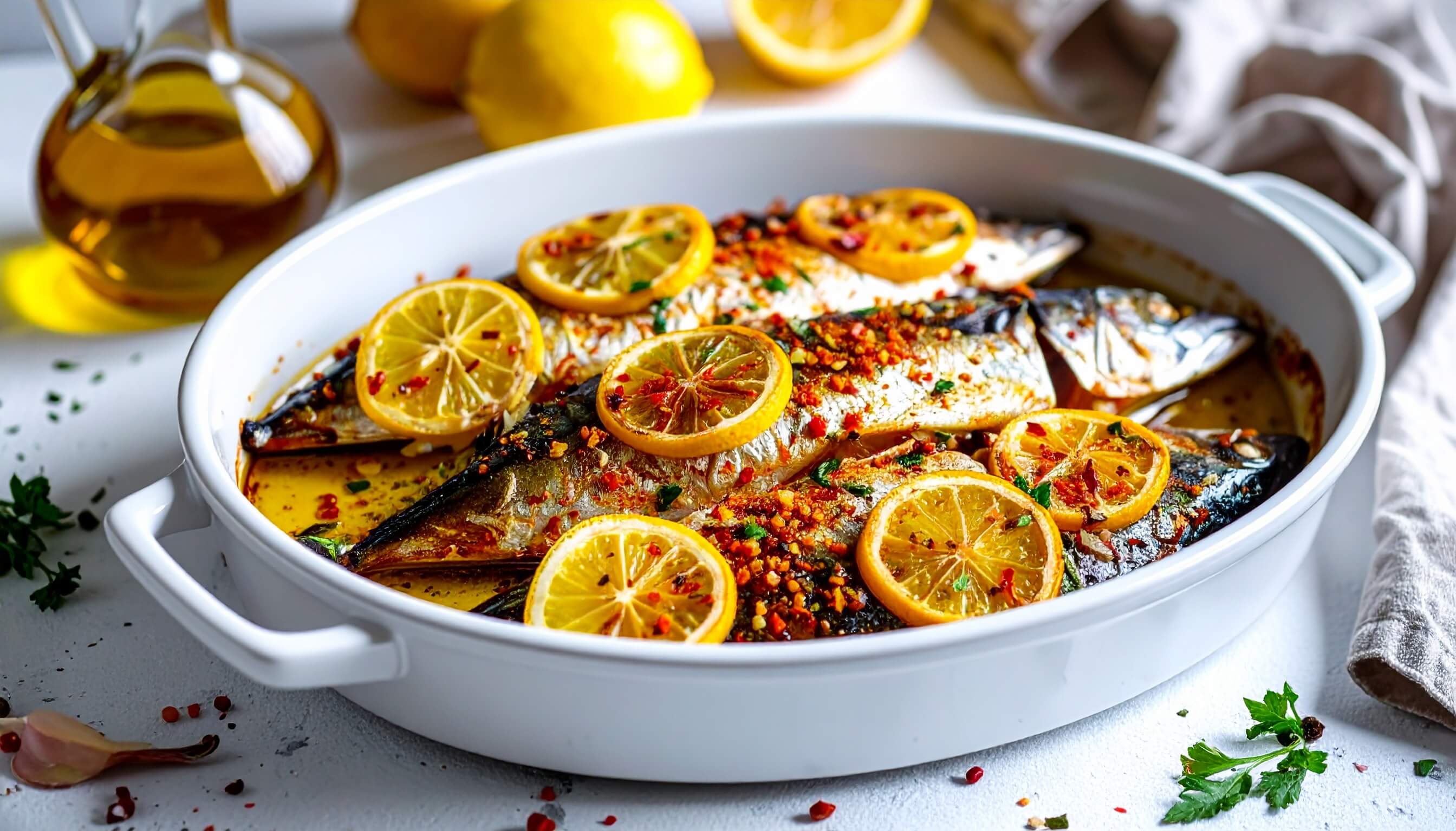 Limonlu Fırın Uskumru