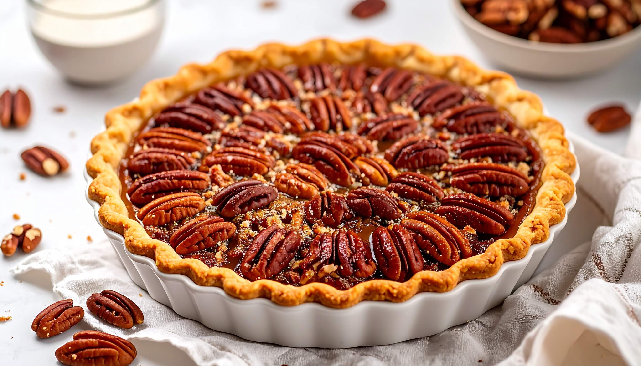 Fırında Pecan Pie
