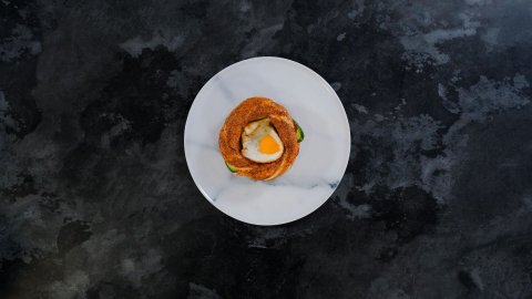 Yumurtalı Simit Sandviç Tarifi