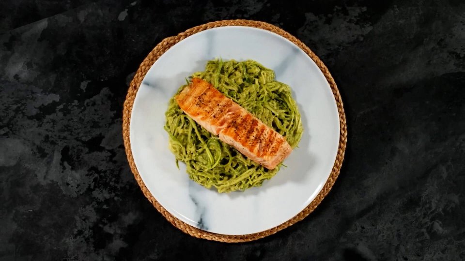 Somonlu Kabak Spagetti Tarifi