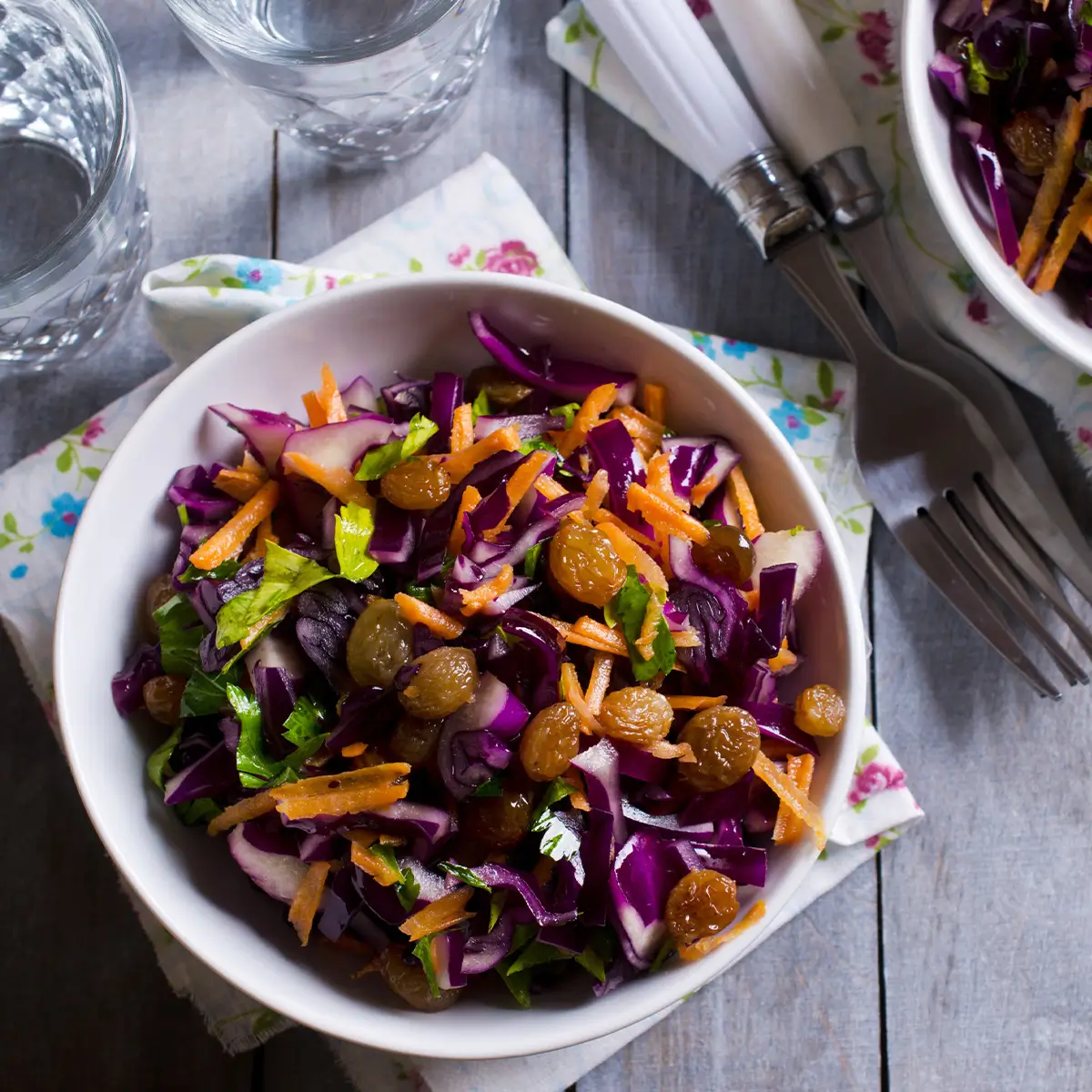 Mor Lahana Salatası Tarifi