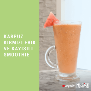 Karpuz Kırmızı Erik Ve Kayısılı Smoothie Tarifi