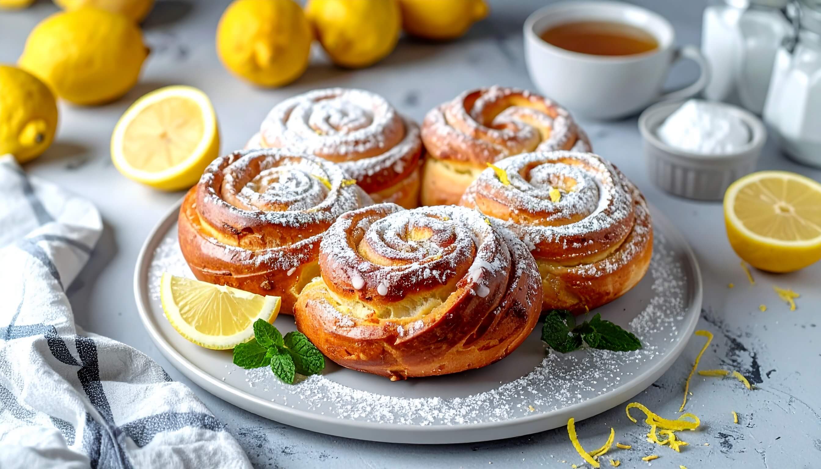 Fırında Limonlu Çörek