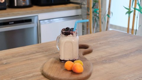 Böğürtlen ve Kayısılı Smoothie Tarifi
