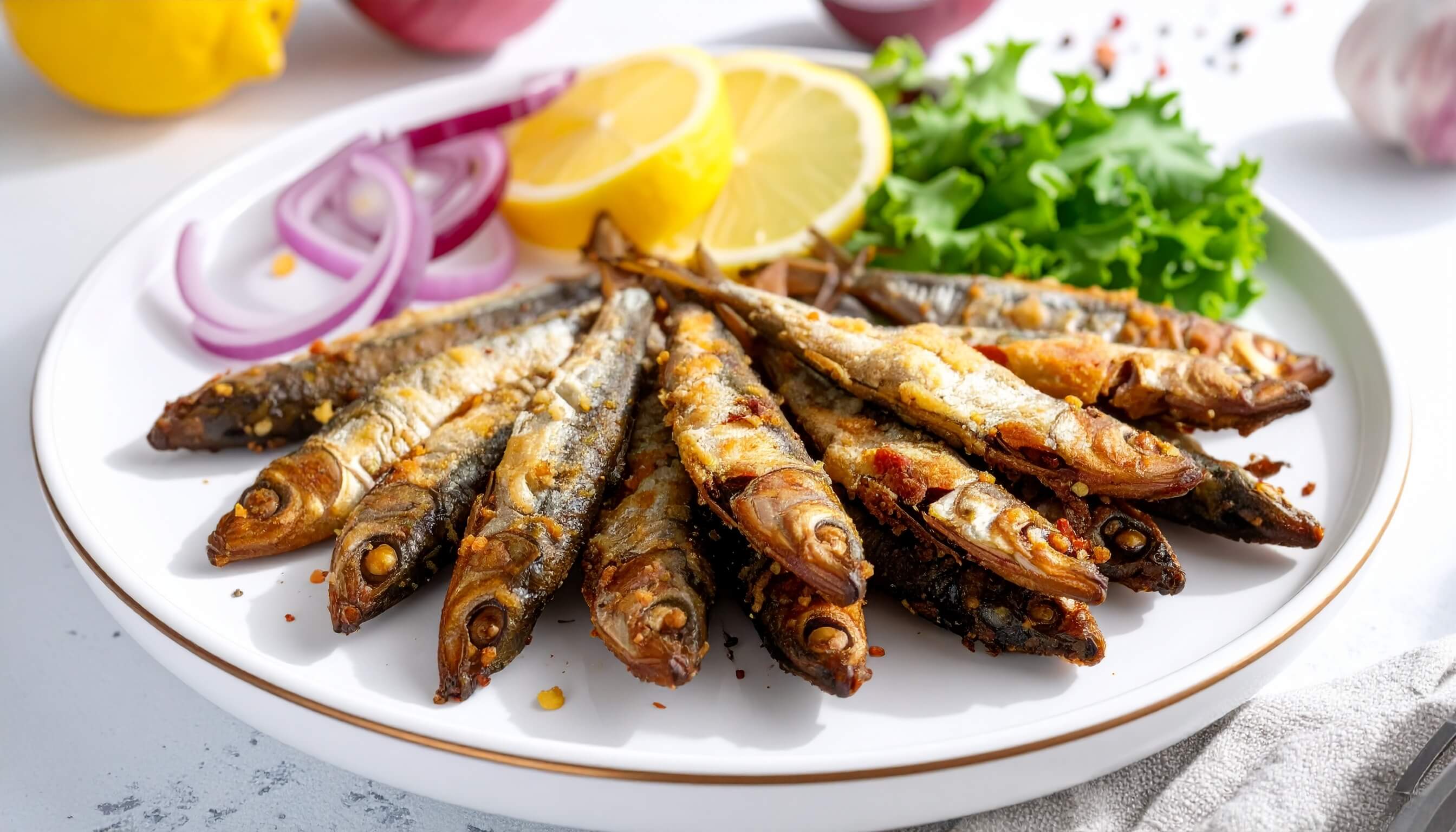 Fırında Baharatlı Sardalya