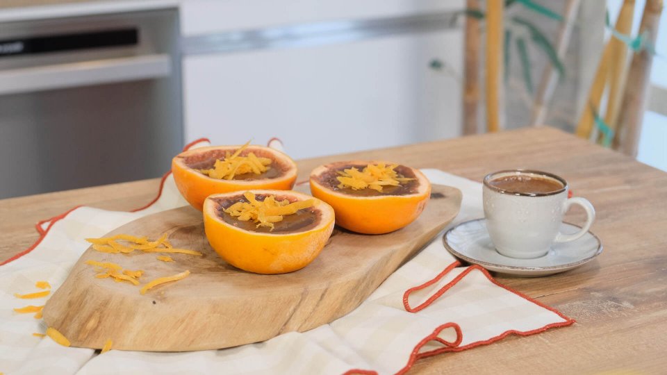 Greyfurt Kabuğu İçinde Greyfurt Soslu Çikolata Nasıl Yapılır?