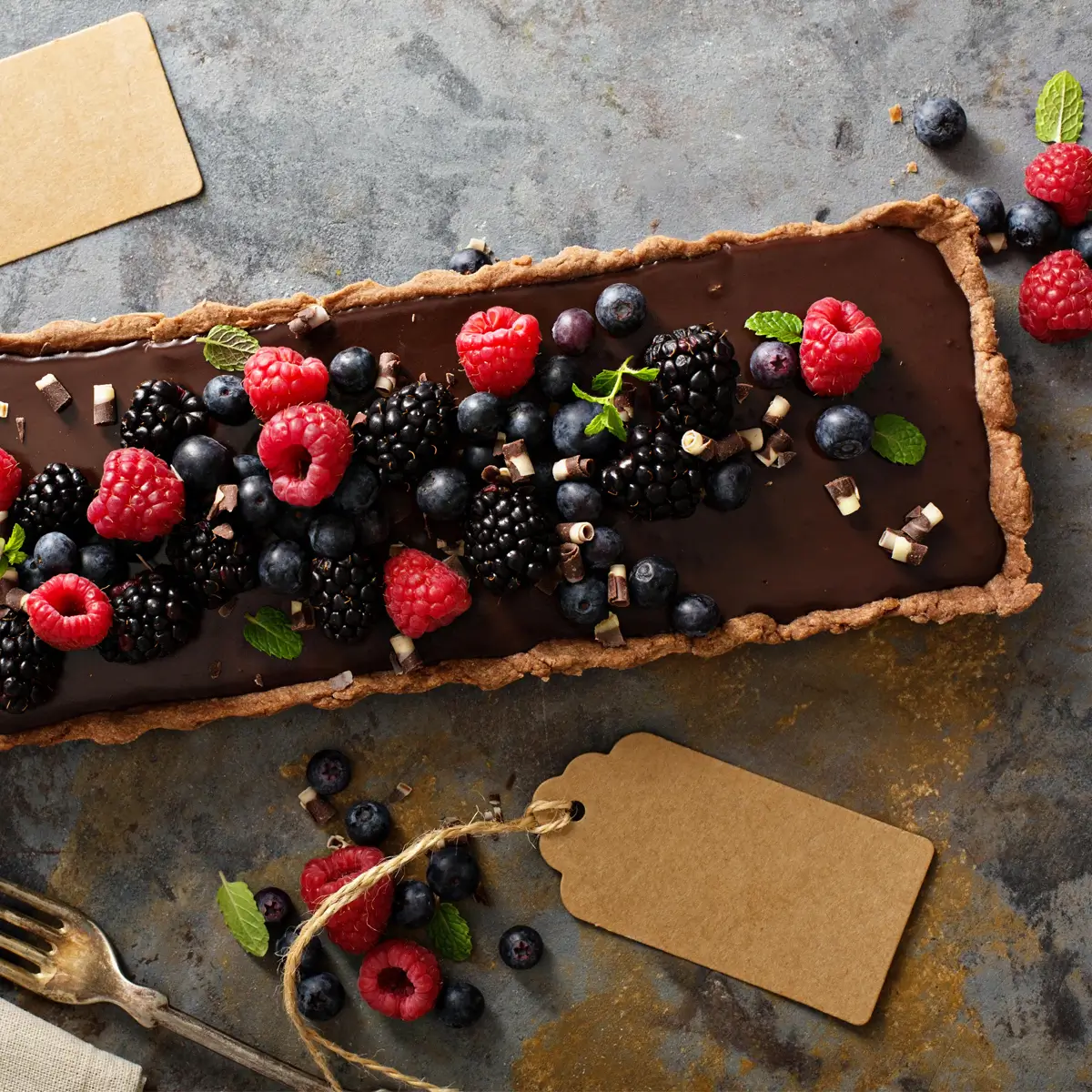 Çikolatalı Ganaj Tart Tarifi