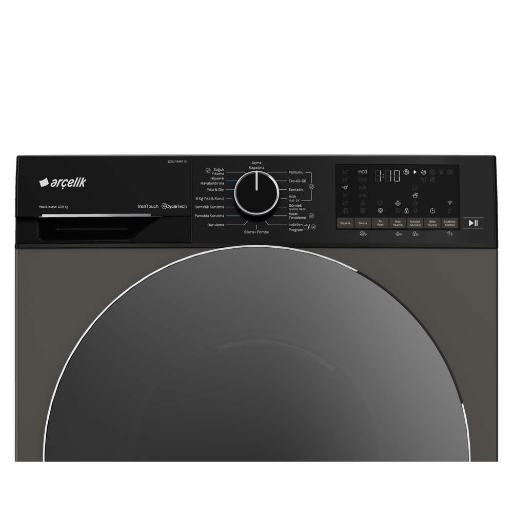 1280 YKMP IG Kurutmalı Çamaşır Makinesi