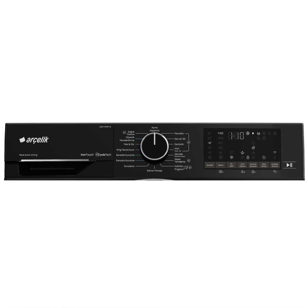 1280 YKMP IG Kurutmalı Çamaşır Makinesi