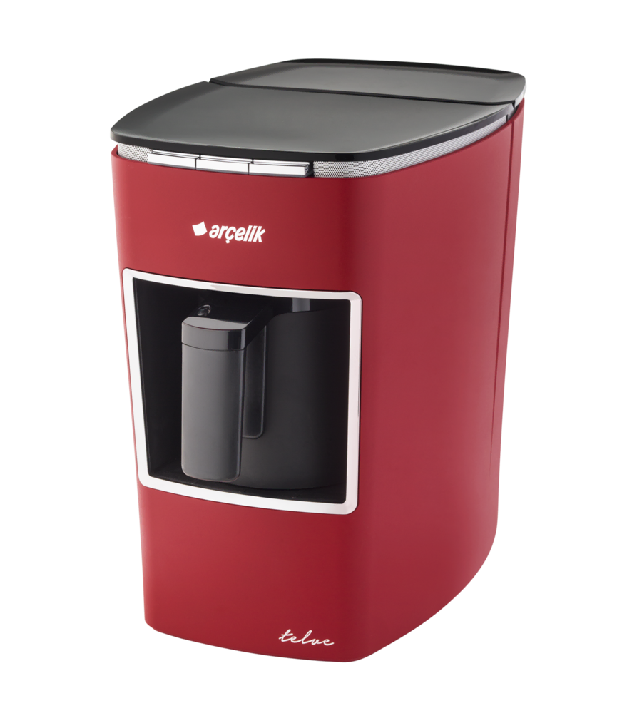 K 3400 Kırmızı Midi Telve Türk Kahve Makinesi