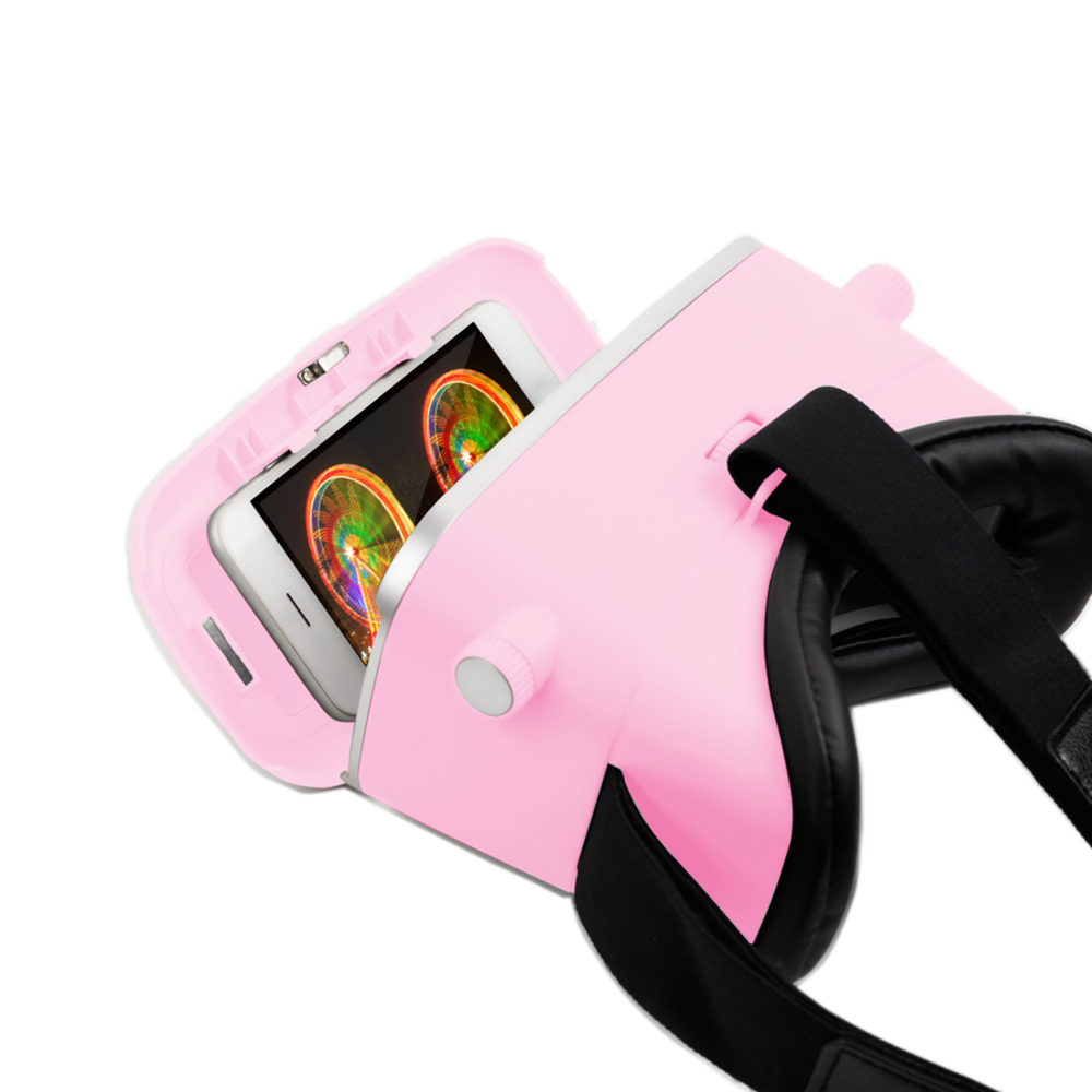 ZOOM Virtual Reality Headset Pembe VR Gözlük