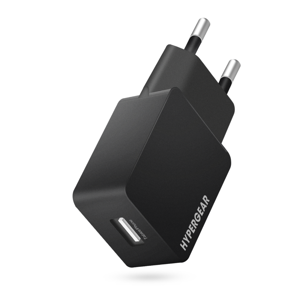HyperGear Duvar Şarjı Tekli 2.1A - Siyah Hypergear
