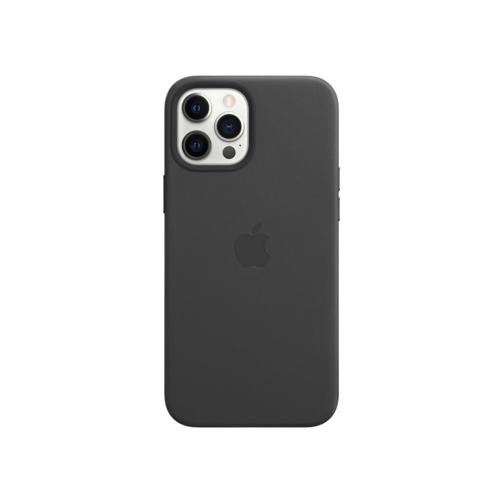 iPhone 12 Pro Max Deri Kılıf Siyah iPhone