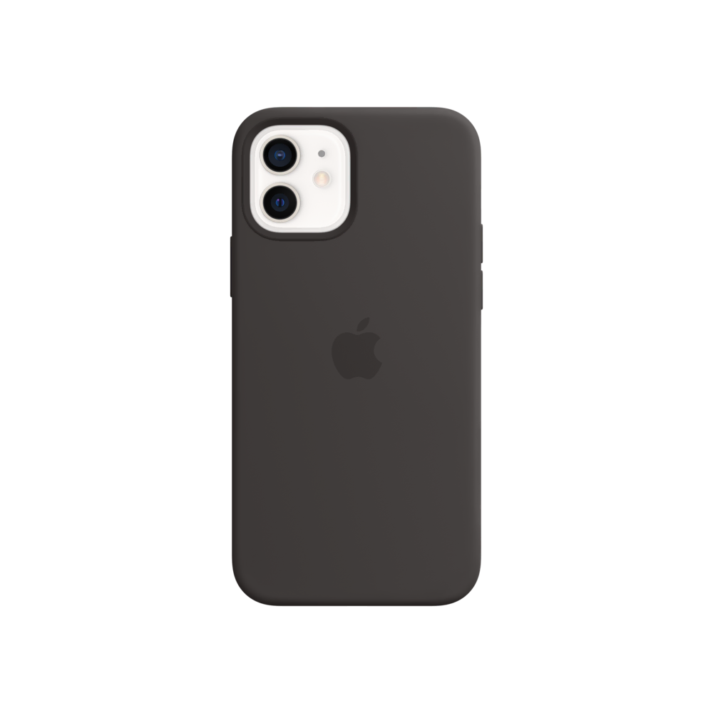 iPhone 12/12 Pro Silikon Kılıf Siyah iPhone