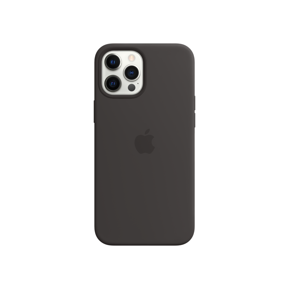iPhone 12 Pro Max Silikon Kılıf Siyah iPhone