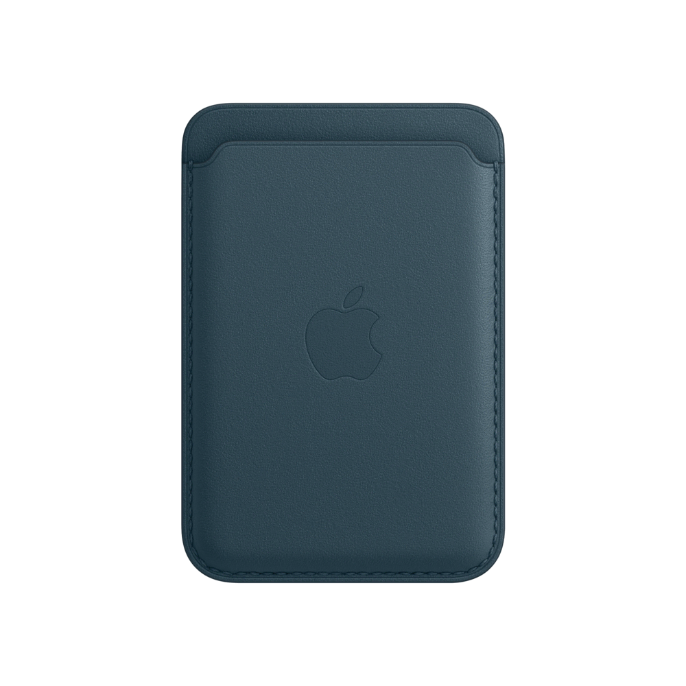 iPhone 12/12 Pro Deri Cüzdan Baltık Mavi iPhone