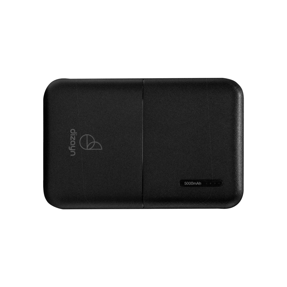 Dizayn D400 Powerbank 5000mAh USBC Siyah Powerbank