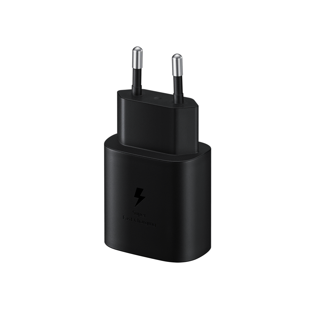 Samsung TypeC HızlıŞarj Adaptör25W-Siyah Şarj Cihazları