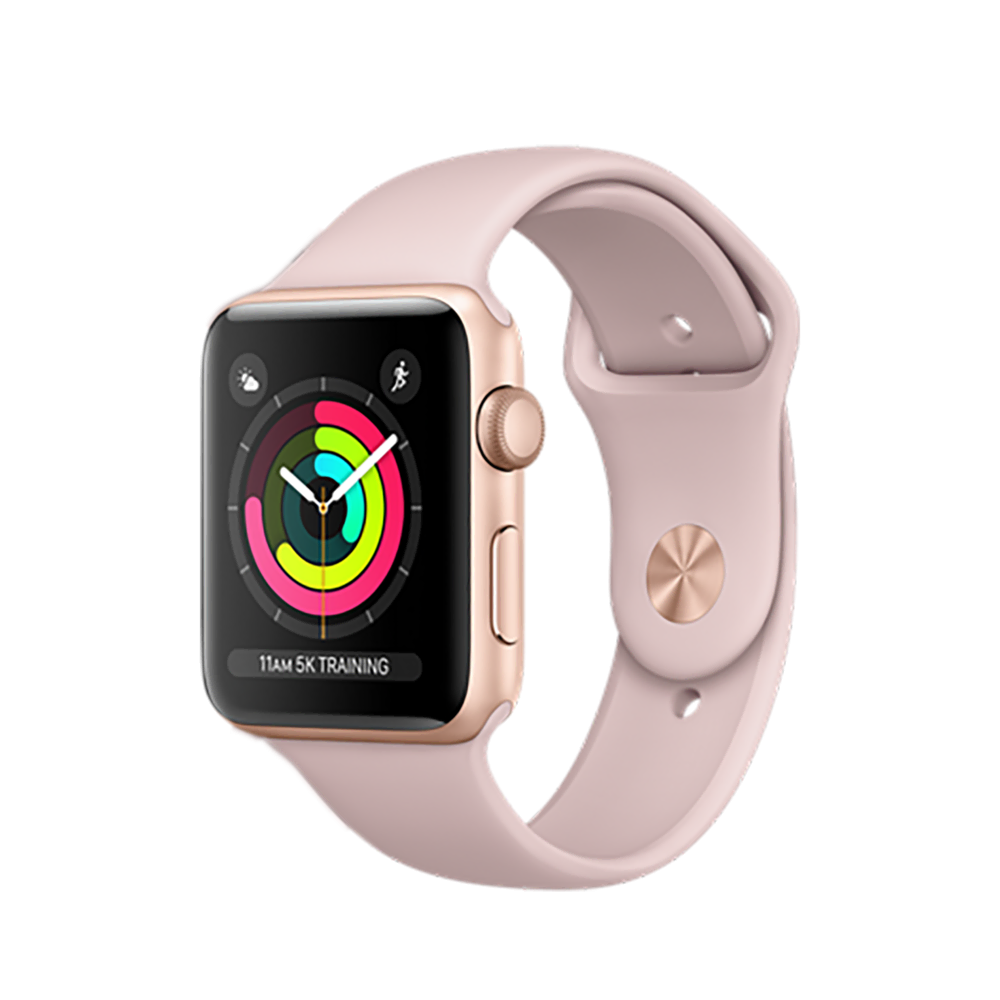 Apple W S3 42mm Gold Case Pink S.S. Band Apple Watch