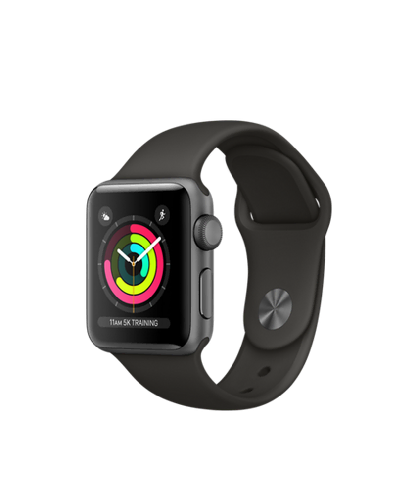 Apple W S3 42mm S. Grey Case Black SBand Akıllı Saat