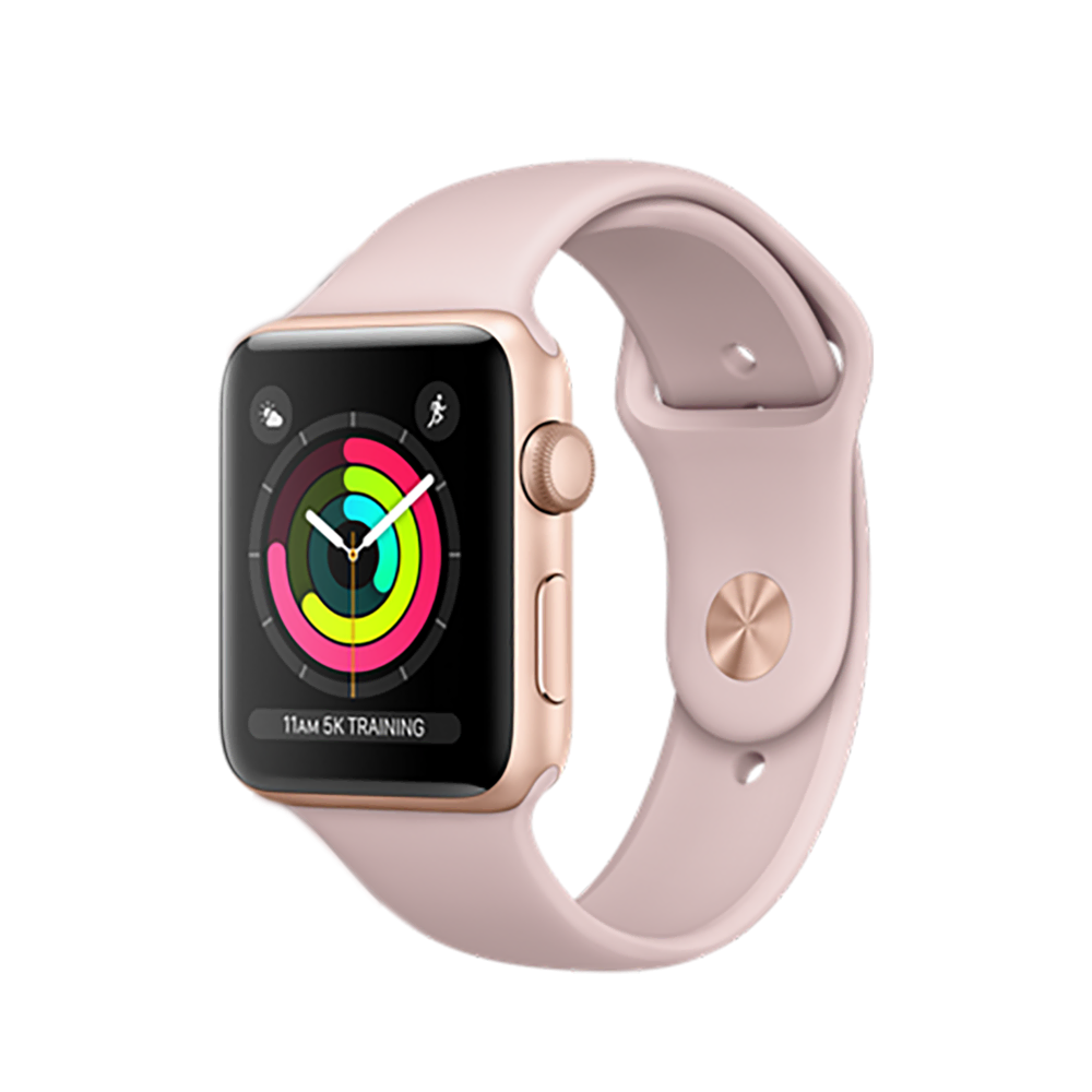 Apple W S3 38mm Gold Case Pink S.Band Apple Watch