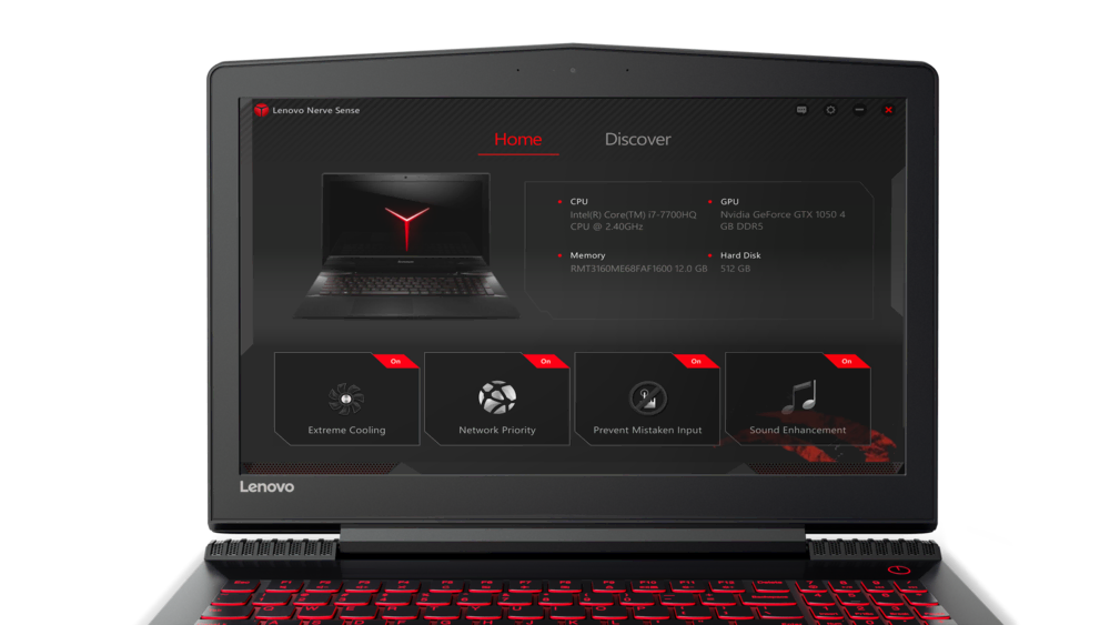 Lenovo Y520 I7 7700HQ16G/1T/256SSD4G GNB Laptop